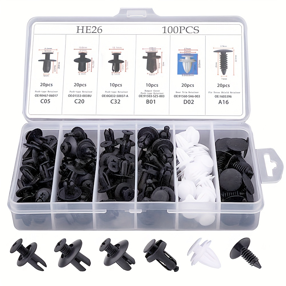 Auto plastic fasteners and clips discount
