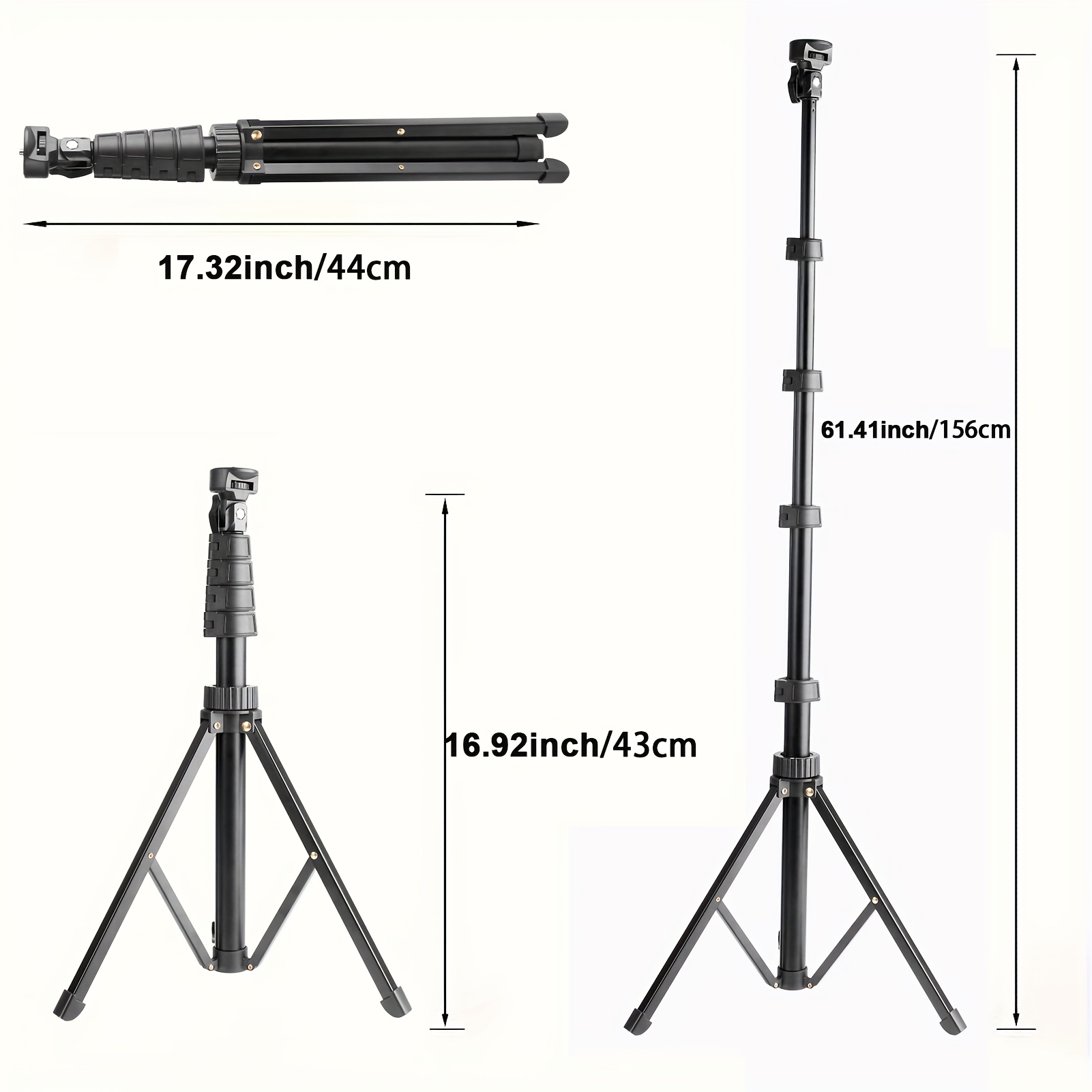 Photography Lighting Kit with Adjustable Tripod