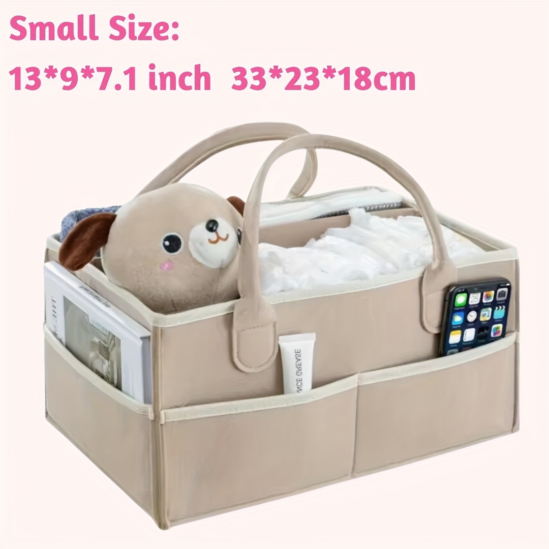 Spacious Felt Diaper Storage Bag for Parents