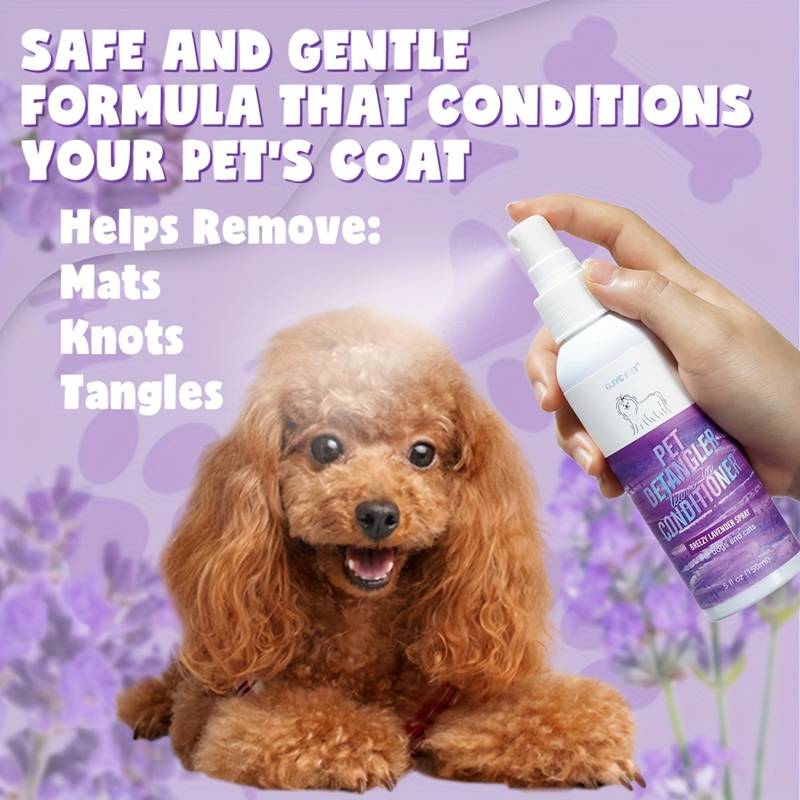 Dog Detangler Spray - Dog Hair/Fur Conditioner - Professional Grooming