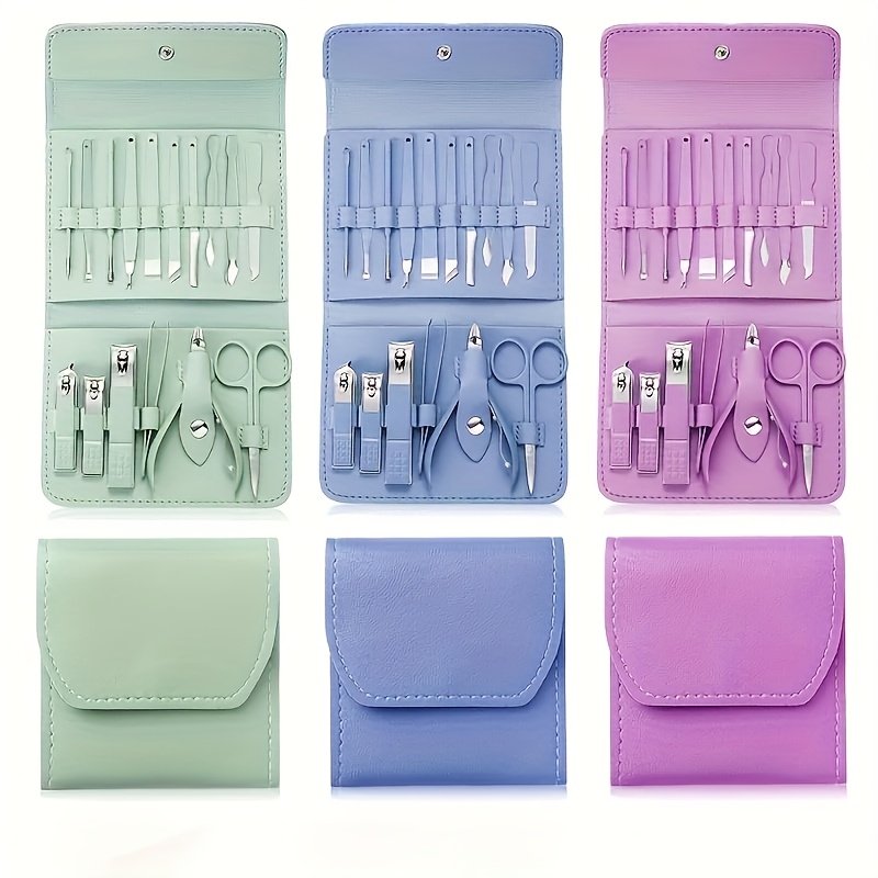 

Nail Clipper Manicure Tool Set, With Portable Travel Box, Cuticle Scissors And Cutter Kit, Professional Nail Clipper Foot Care Kit, Travel