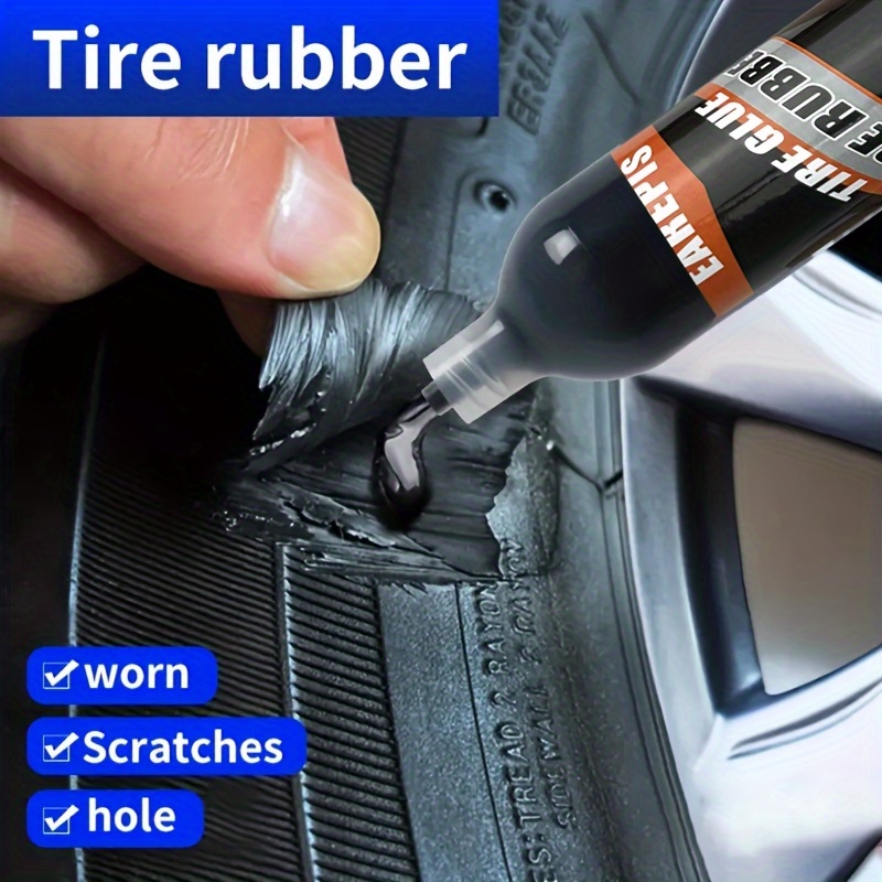 Fast Tire Repair Glue Gel All In One Durable Fix For Car Bike Tires