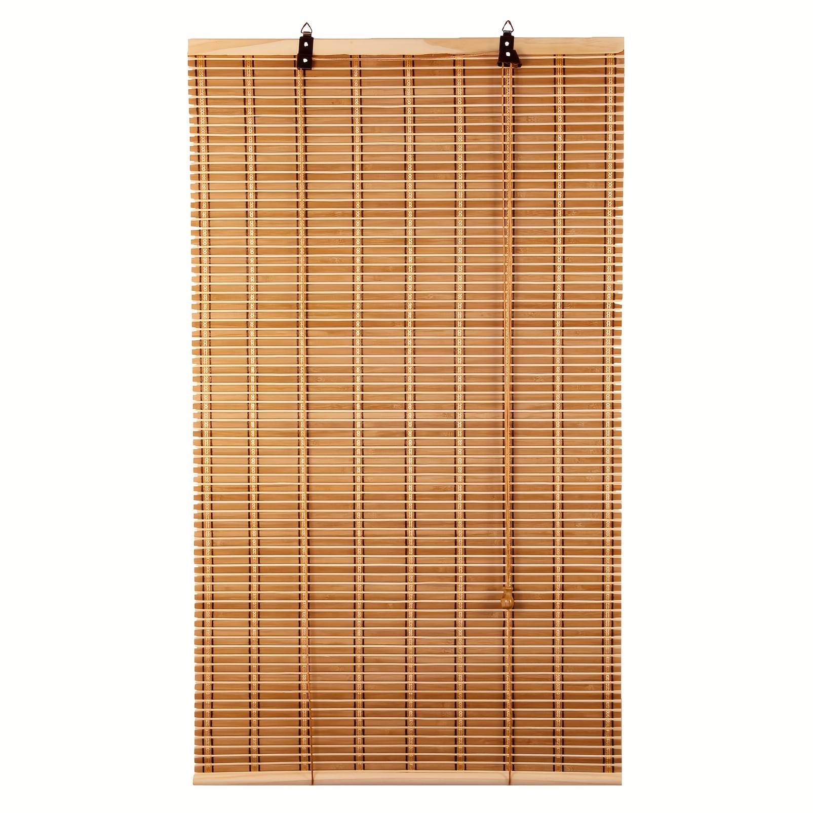 Bambusrollo Sichtschutz Mit Schnurzug - Holzrollo Für Fenster Bis 140cm Breite