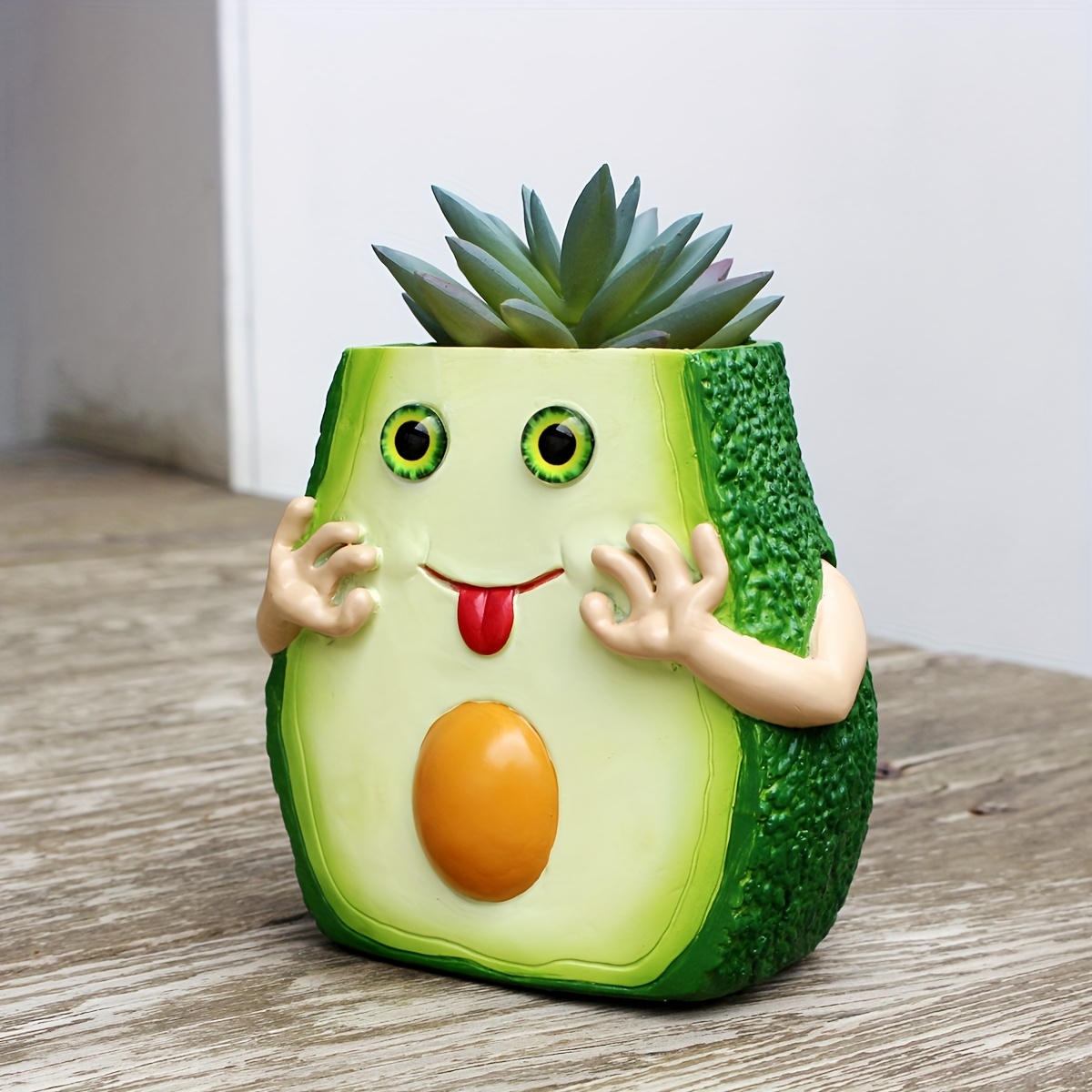 3 8 avocado face planter ornament spring - Temu United Arab Emirates