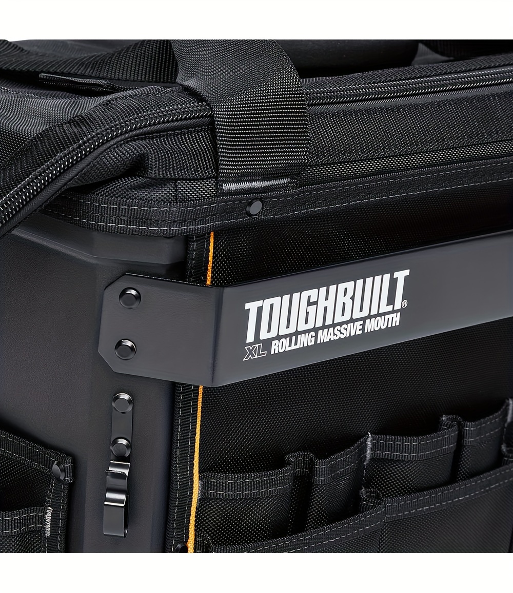 xl rolling tool bag with   uncharged polyester tool organizer black tb ct 61 18 without battery details 12