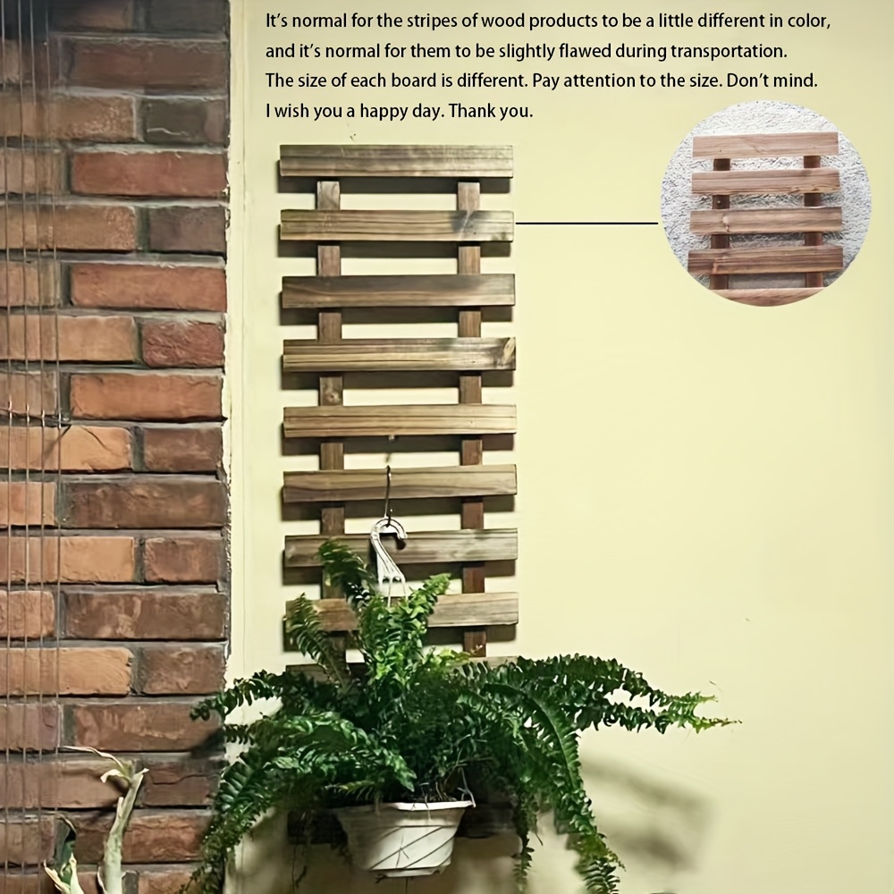rustikales holz wandregal blumen dekorativer pflanzenhalter