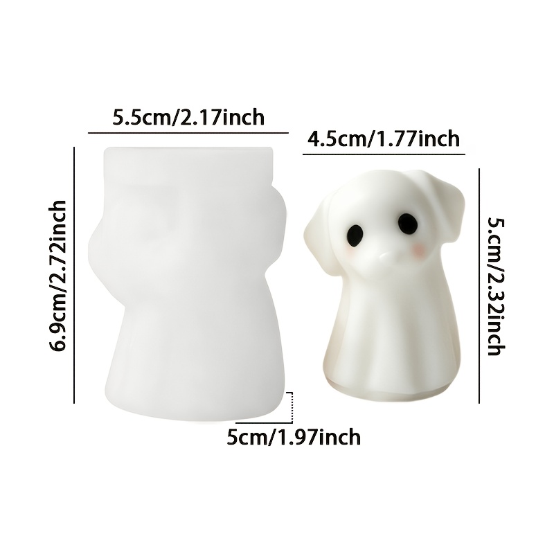 TEMU 3d Mold Suitable For Candles, Soap Making, Epoxy Resin Crafts - Silicone Molds With Irregular Shape For Diy Candle, Soap, Resin Crafts -