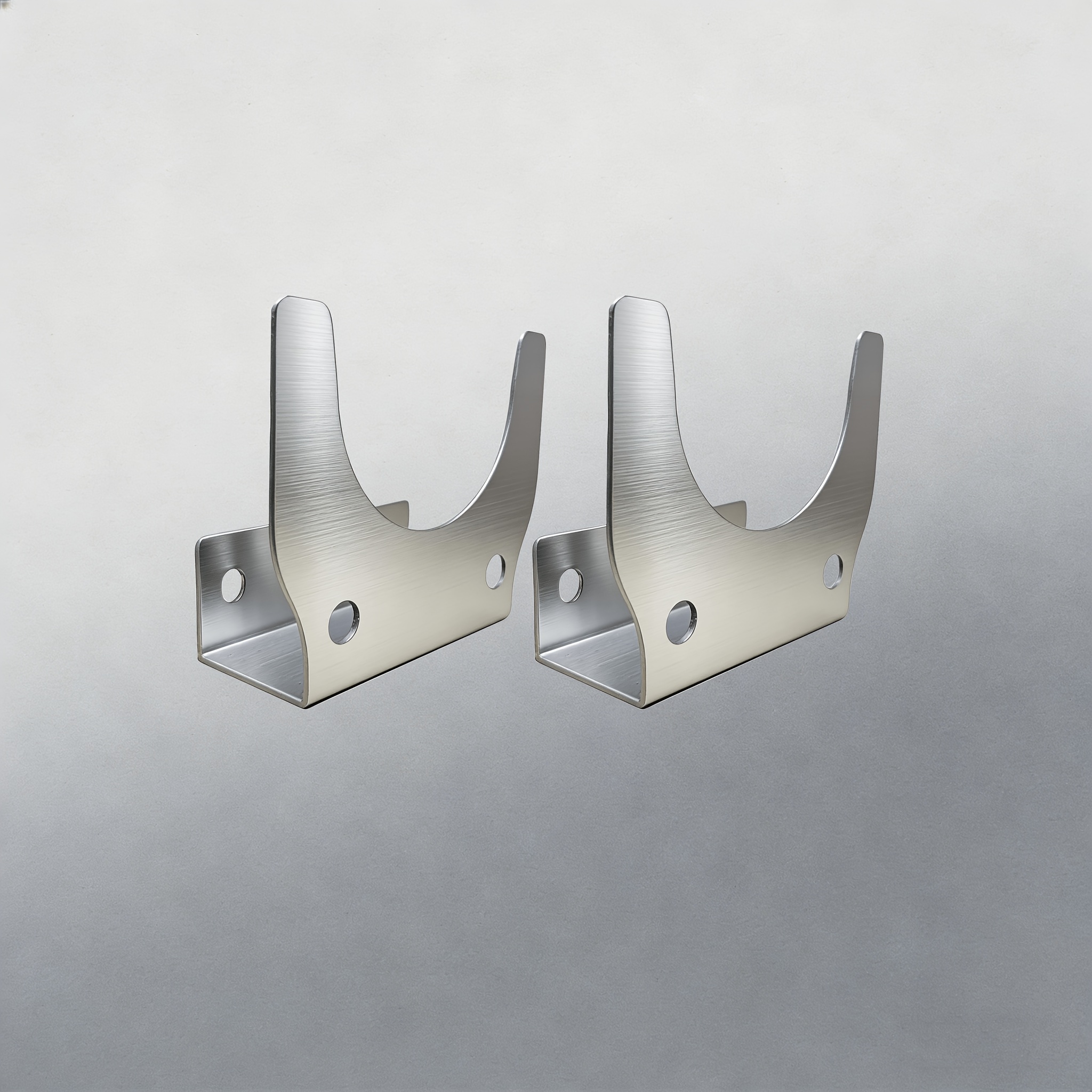 TEMU 2pcs Titanium-grade Heavy-duty Metal Angle Grinder Bracket, Stainless Steel Polisher Bracket, Wall-mounted Storage Rack For Cutting Machines And