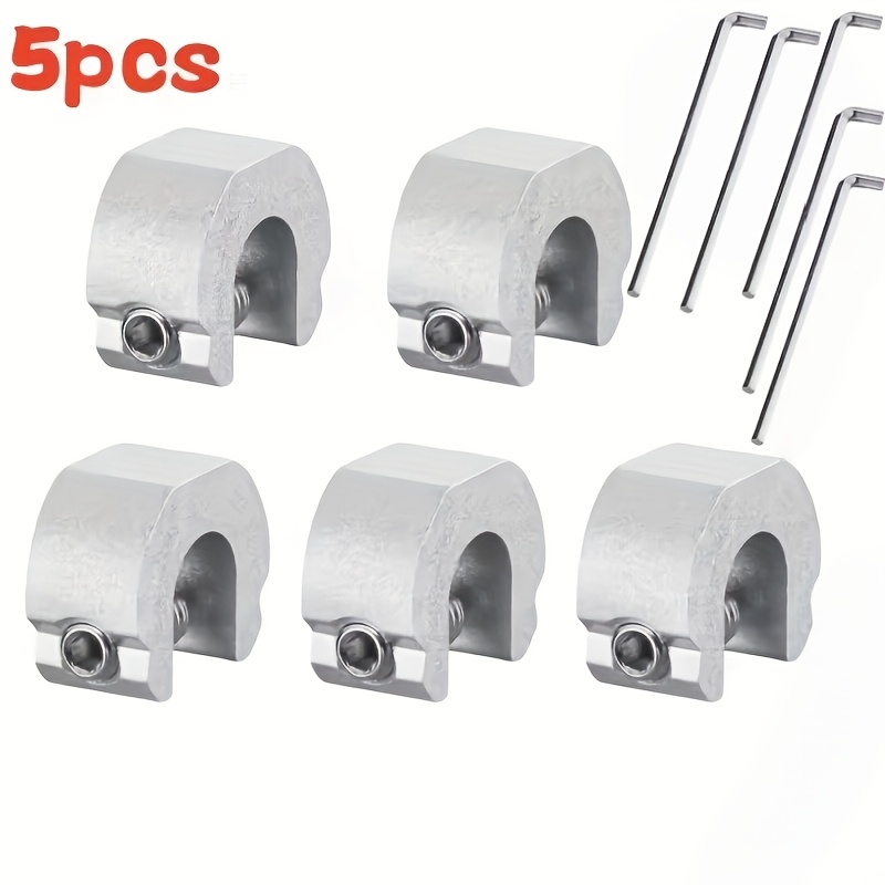 TEMU 5pcs Window Locks Aluminum Alloy Screen Safety Anti-theft Protection External Push Casement Window Sliding Door Lock