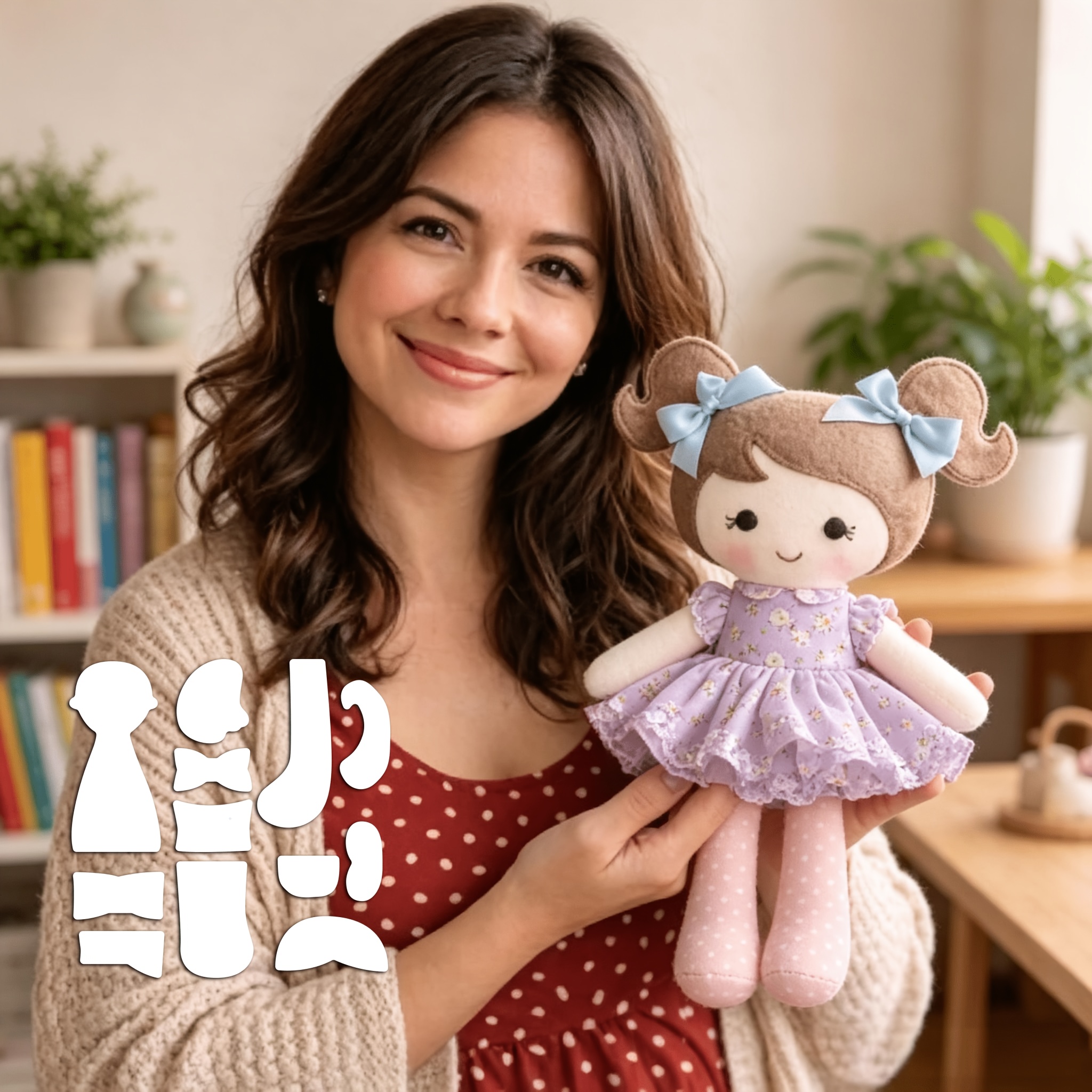 TEMU 1 Set Of 12 Handmade Doll Doll Templates, Art Decoration Stencils, Reusable Painting Templates, Suitable For Handicrafts, Painting, Canvas, Diy,