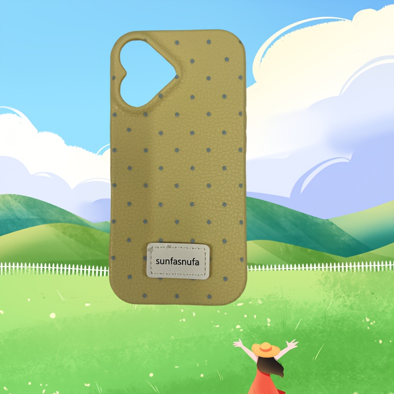 The Camera Is in The Shape of Love, Apple 16Plus Female 16 Cute Lychee Pattern, And The Leather Pattern Is Suitable for Apple 16 Single-Piece Mobile Phone Case, Which Feels Comfortable. - Image 15