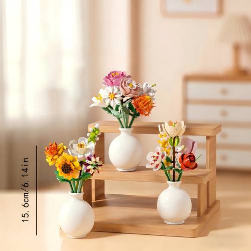 multi color building suitable for flower themed with pieces for play holiday gifts christmas halloween multi color for parties building bricks