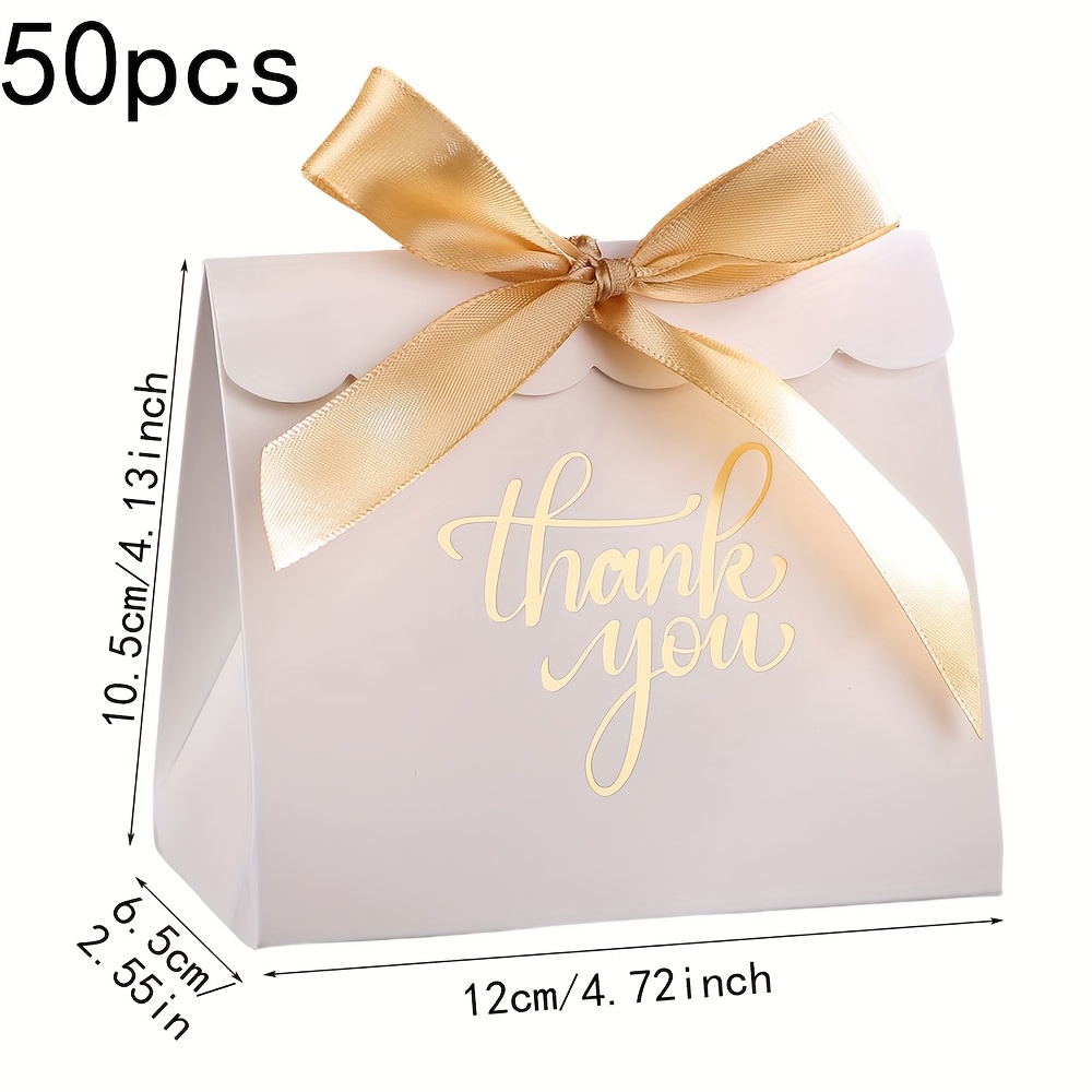 TEMU Cadeau pour elle/lui 50pcs/Pack Boîte Cadeau Fête d'Halloween Boîte d'Emballage Cadeau de Noël Fête des Mères Boîte Cadeau de Remerciement Boîte