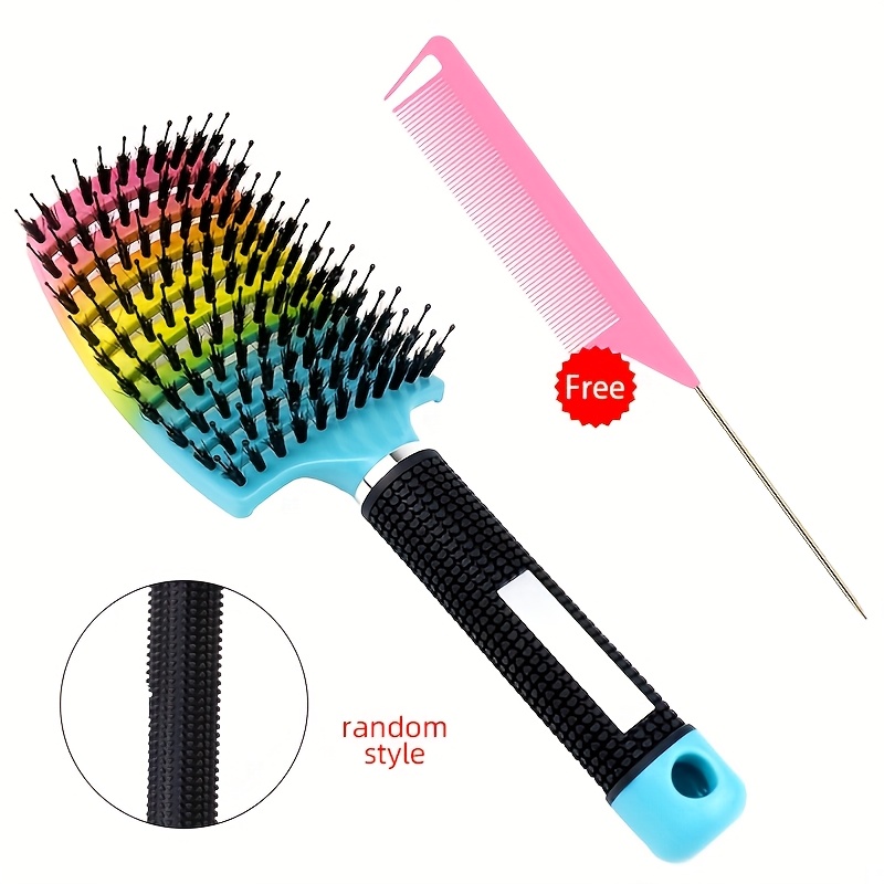 E-shop WANMEI 2er-Set Kamm-Peeling-Haarbürste, Massagekamm zulaufender Lockenkamm für Damen, verhedderter Kamm-Set, speziell für Echthaar-Perücken –