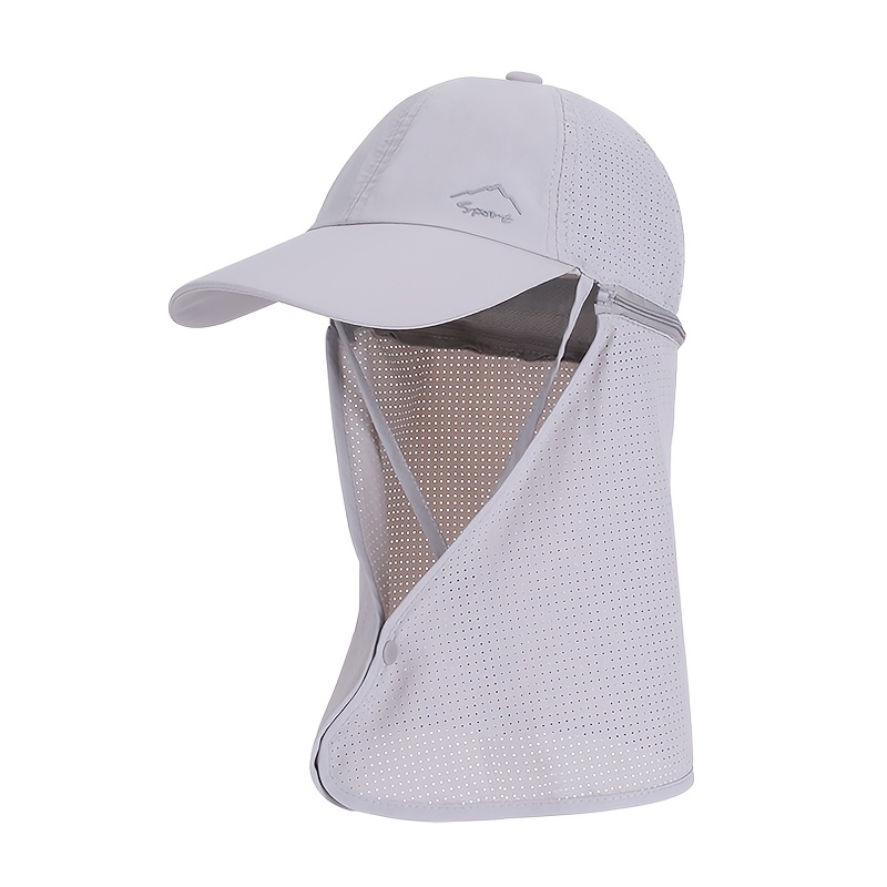 Image of Summer Sun Shade Hat Men's Mountaineering Fishing Quick-drying Fisherman Hat Outdoor Cape Baseball Cap