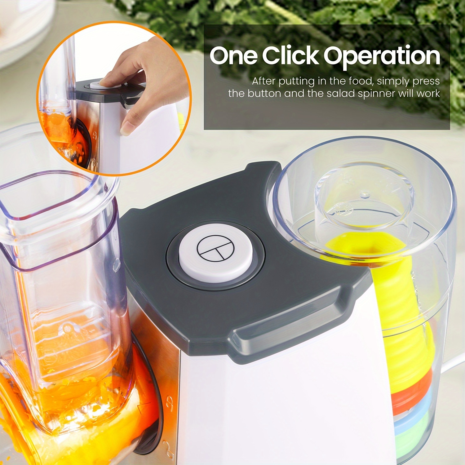 SUPERLEX 5-in-1 Electric Grater Vegetable Slicer and Food Processor