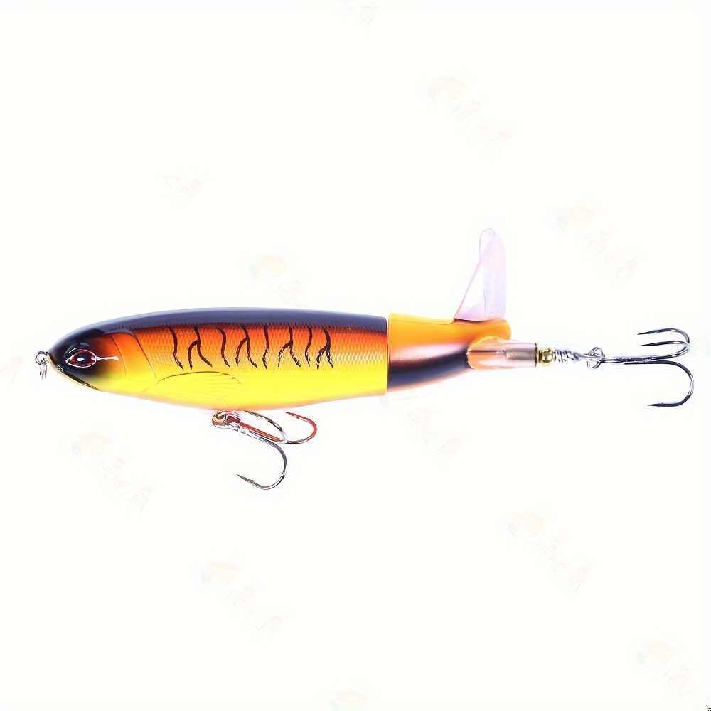 Topwater Fishing Lure Bait Propeller Pencil Hard Bait - Temu