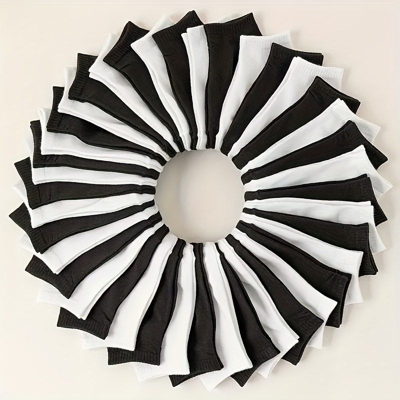 20/10 Pairs of Colorful Socks Set - Invisible Boat Socks, Hand Washable - All-Season Comfortable Breathable Short Socks, Soft, Sweat-Absorbent, Breathable Unisex Fashion Couple Socks