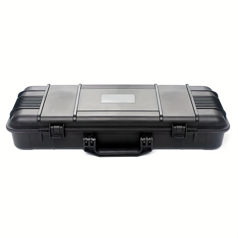Heavy Duty Shock Resistant Toolbox With Lock Cover - Plastic Box, Equipped With Multiple Compartments, Reinforced Edges And Hinges, Suitable For , Construction Sites, Electrical - For Technicians