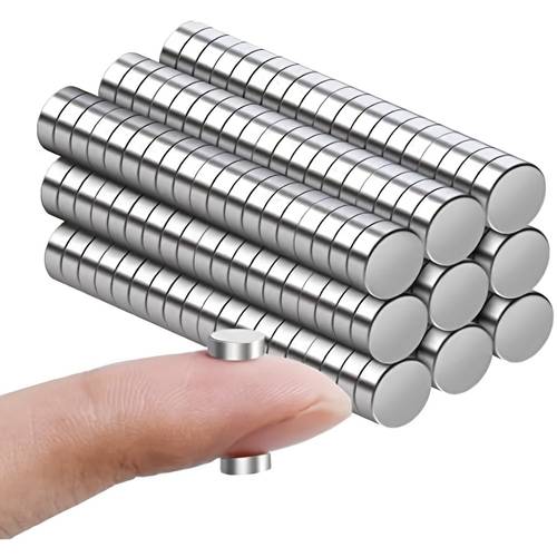 kühlschrankmagnete silbermagnete - d8x2mm kleine runde magnete, mini-scheibenmagnete ideal für büro, werkzeugorganisation, küche, zuhause