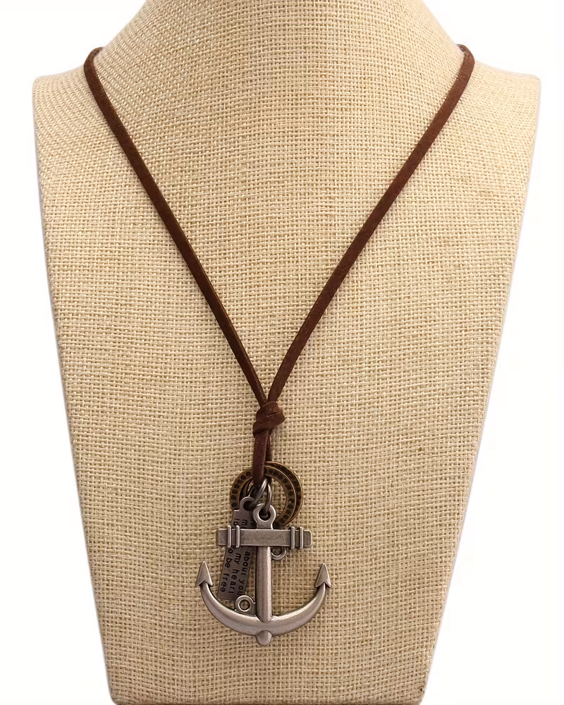 1pc easy individual style vintage pendant long necklace trendy hip hop style all match gift for boyfriend girlfriend valentines day present unisex couple neck jewelry Product details 0