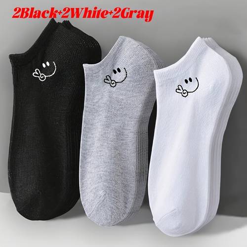 6er-pack damen atmungsaktive kühle knöchelsocken, 3 farben (weiß/grau/schwarz) für casual & formelle anlässe, unisex socken für männer & frauen, ganzjahres, elegant & vielseitig für casual, büro, party, ideal für pendeln & freizeit, gemütliche hauskleidung