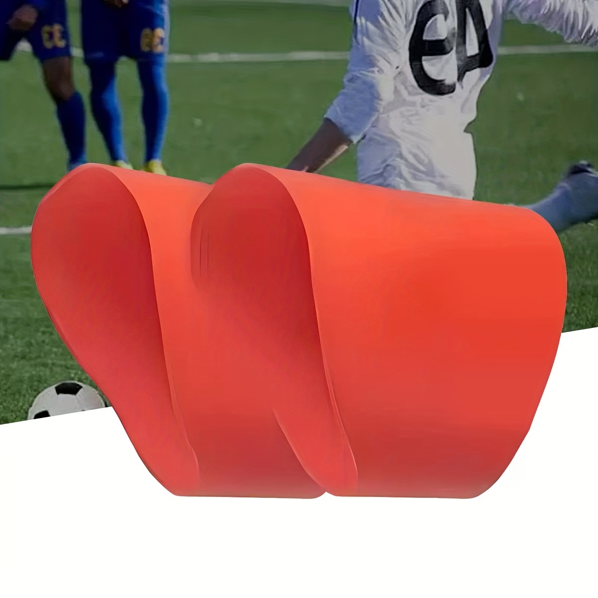 TEMU [Cubiertas de Fútbol de Agarre ] 1 Par de Cubiertas de Zapatos de Fútbol de Agarre | Ajuste Universal, Material de PU, /Negro/, para