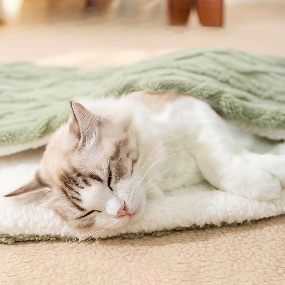 

Luxurious Blanket For Cats - , Warm & Soft Fleece Sleep Mat | For Your Feline Friend