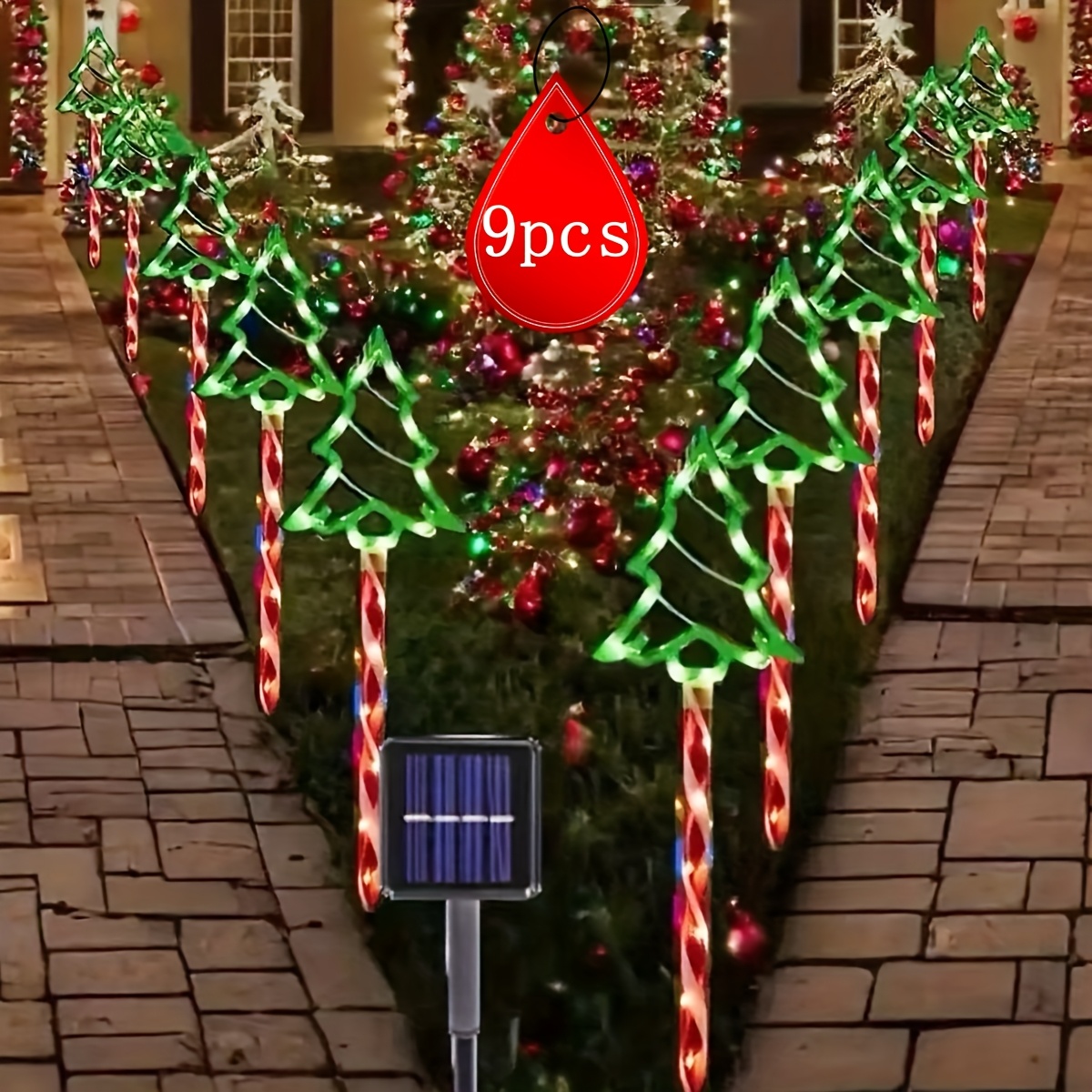 25Ft Christmas Lights Outdoor, C9 Multicolor Christmas C9-Strawberry-25FT