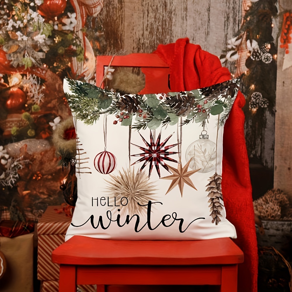 moderne winterthema leinen