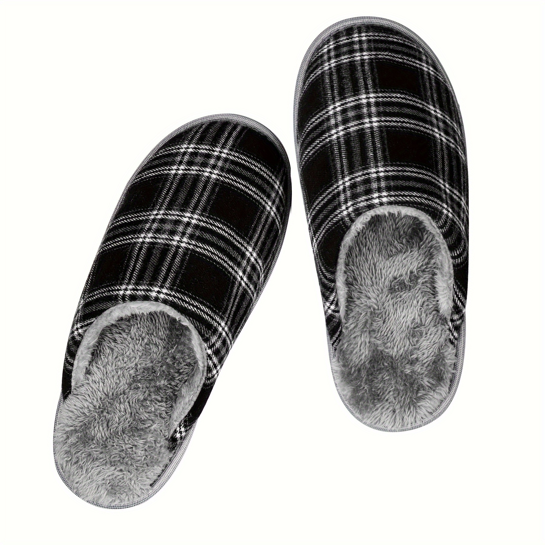 

[popular ] Riemot Memory Foam Slippers - , Fluffy With Fleece Lining For Indoor/outdoor Wear, Shoes, Winter Warm, Bedroom Slippers, Fur Collar