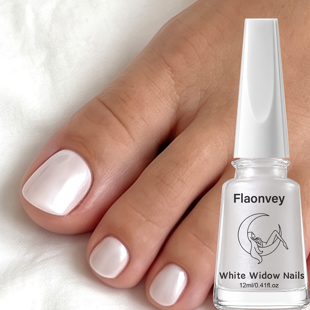 Image of 12ml Sheer Moonlight Nude Nail Polish, Natural Drying, Brightening Nail , High Tone Enhancement, Non-yellowing Non-graying, Pure Gentle, Clean And Translucent