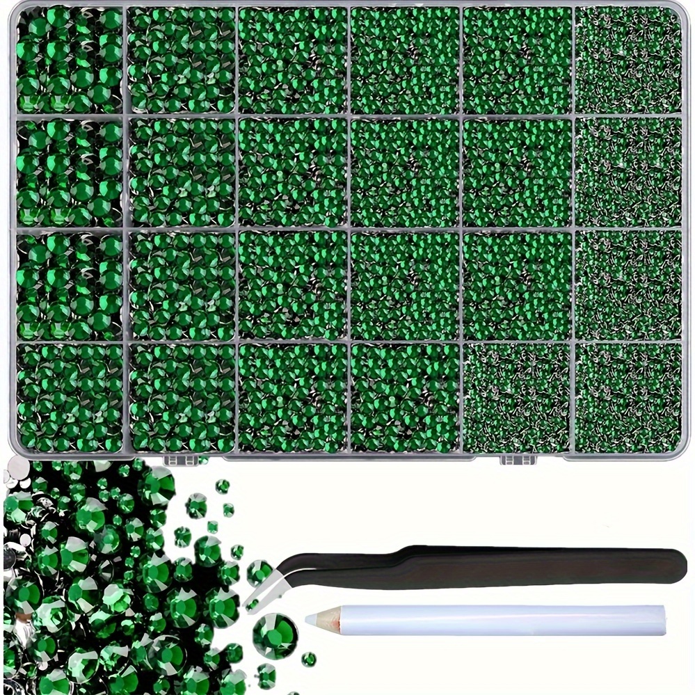 

15000pcs Resin Rhinestones With Tweezers For Crafting, Clear Flatback Gems, Bedazzling Crystal For Diy Crafts Clothing Tumblers Shoes Fabric Nail Art