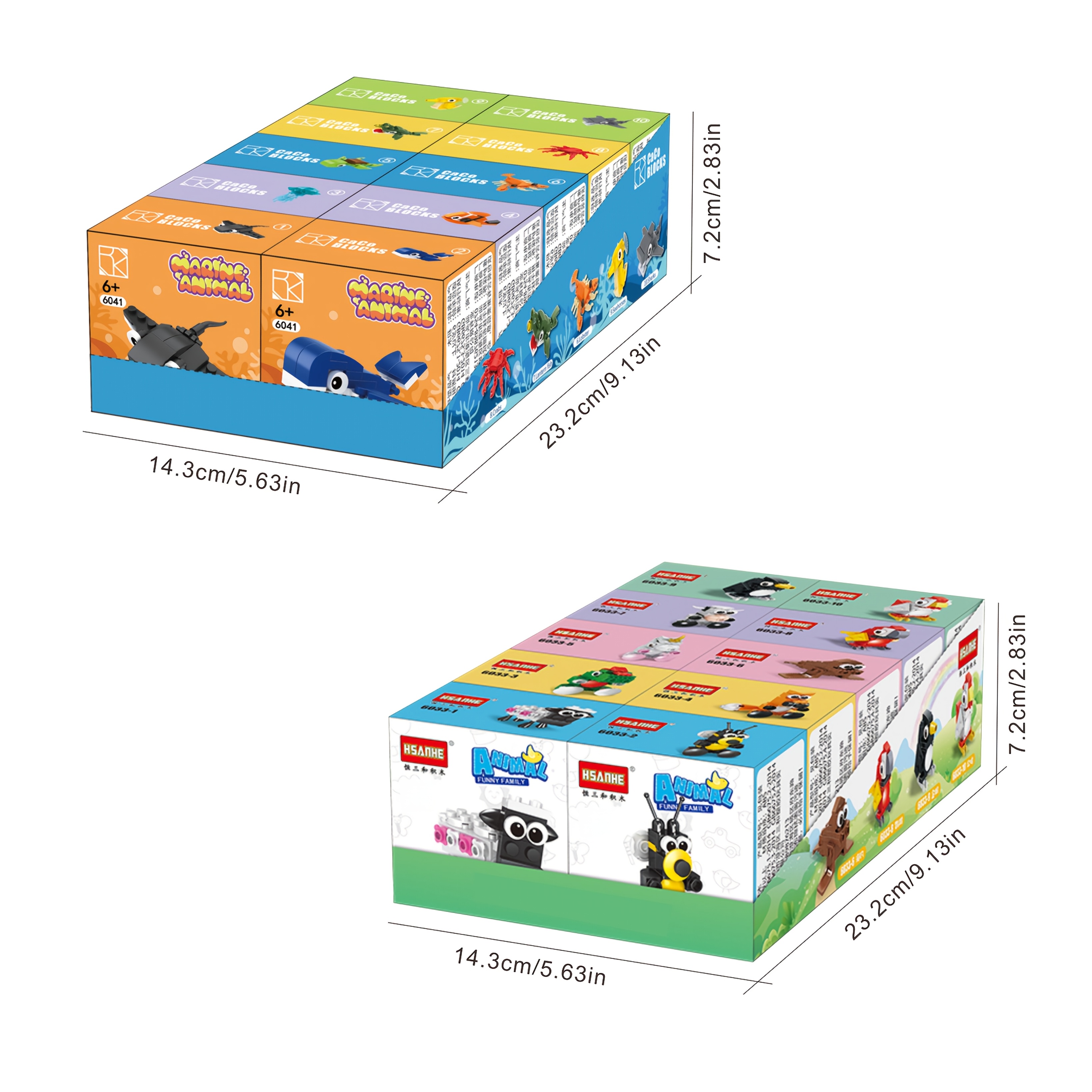 a set 20 land sea animal building blocks featuring sheep - Temu