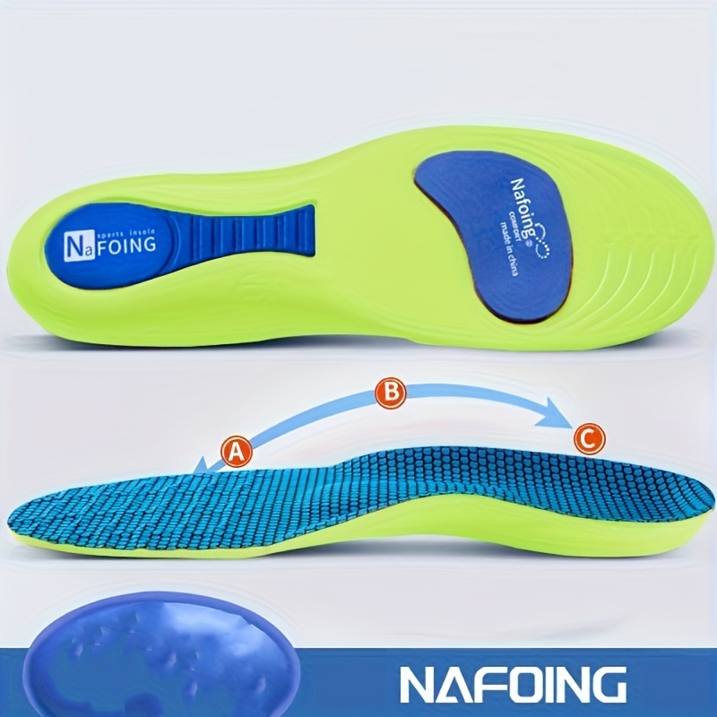 Sports Elasticity Insoles for Shoes Sole Shock Absorption Breathable Running Insoles for Feet insoles
