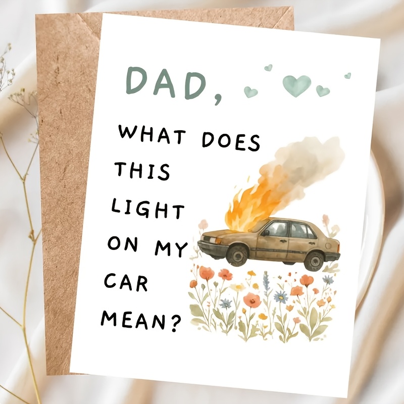 one humorous card for fathers day suitable for birthdays gifts for dads and cards from to their fathers