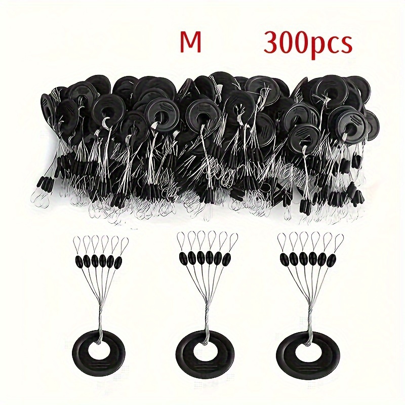 300pcs/600pcs Fishing Bobber Set: Precise Control And Durable Line Stoppers, Suitable For Carp, Sea Fishing, And Fly Fishing