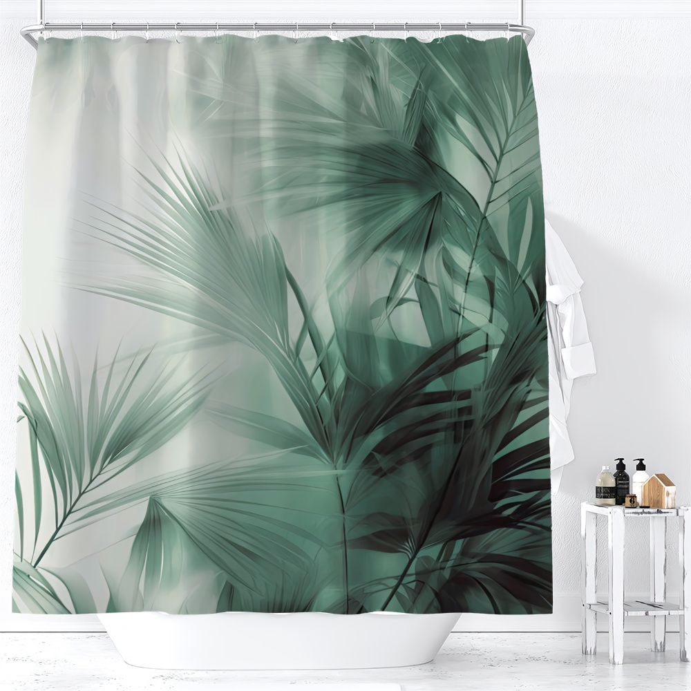 

Flora, Pattern Shower Curtain - Washable, All- Bathroom Decor By Ywjhui