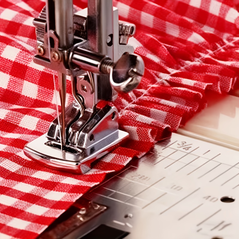 E-shop Hochleistungs-Stahl-Rollsaum-Kräusel-Nähfuß für Nähmaschine - Kompatibel mit , , Brother, Brother XL, Brother XL Plus, Brother XL Plus -