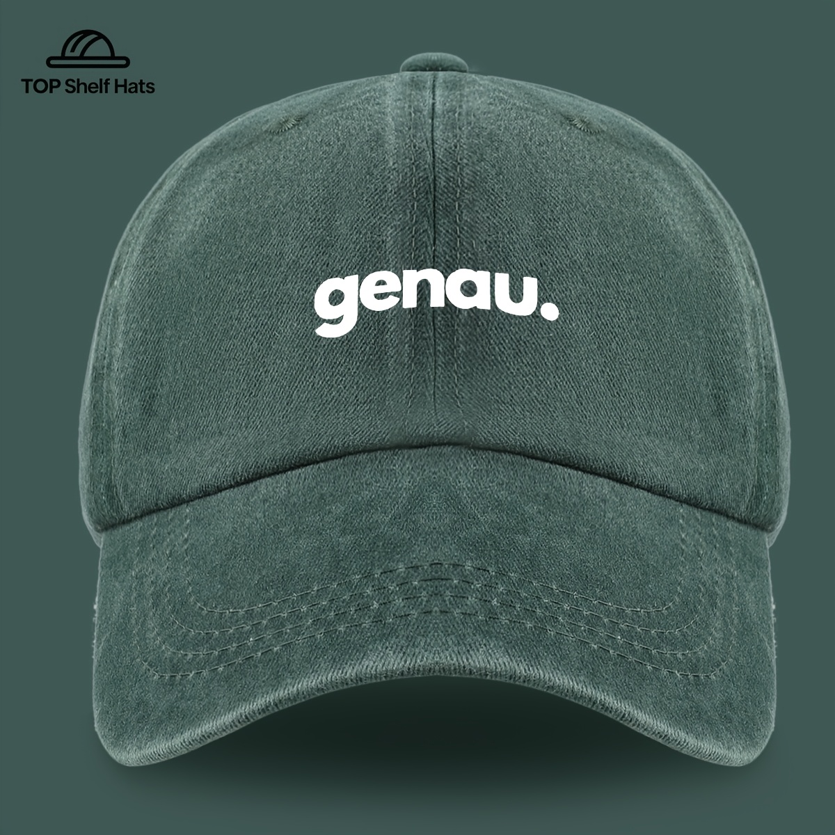 TEMU . "genau" Einfarbige Buchstaben-Design Druck Freizeit Baseballmütze Leicht Bequem Atmungsaktiv Stilvolle Schwarze PAPA LKW-Fahrer Vintage Papa