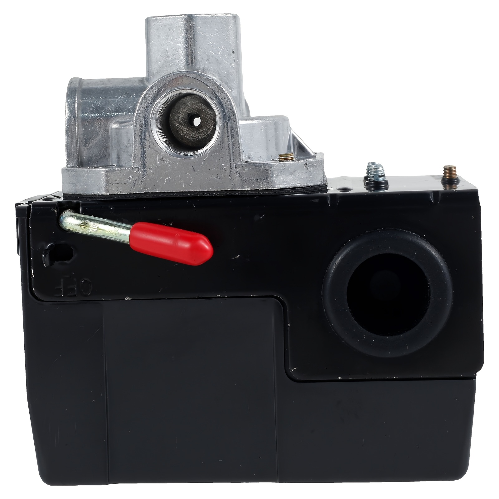 TEMU 1pc Air Compressor Pressure Switch Control Valve Upgrade Replacement, 90-120 Psi Adjustable 4-port Air Compressor Pressure Sensor