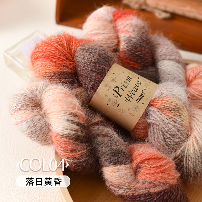 [3 Skeins/300g] Merino Wool Blend Yarn, Crochet Hook 4.0mm, Knitting Needle 4.5mm, Suitable For Knitting Hats, Scarves, Sweaters, Vests, Blankets