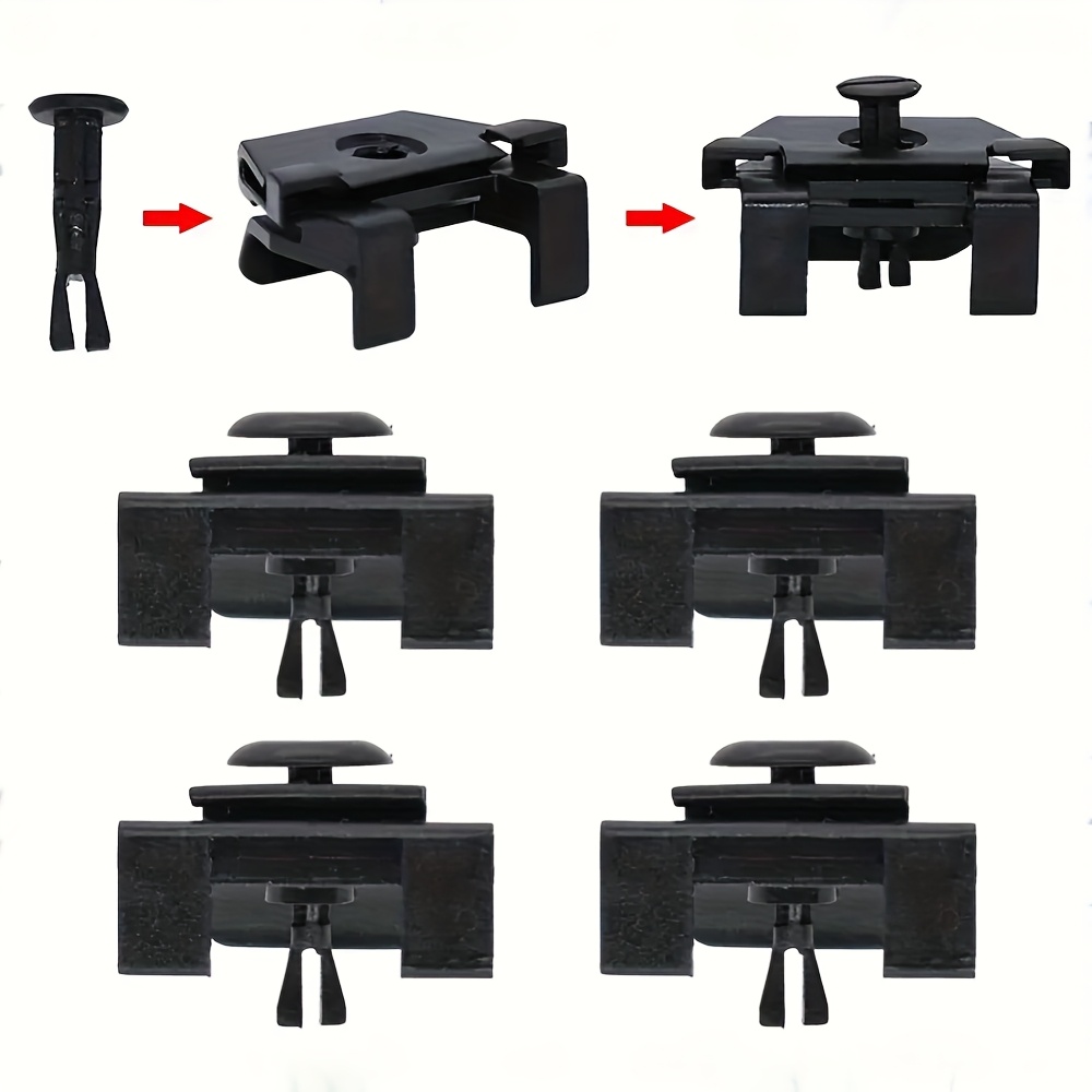 TEMU 10x Car Front Bumper Fixing Clips Mudguard Fixing Parts/ Suitable For Chr, Camry, Corolla, Prius/ For Highlander 40/ Vehicle Maintenance/ /