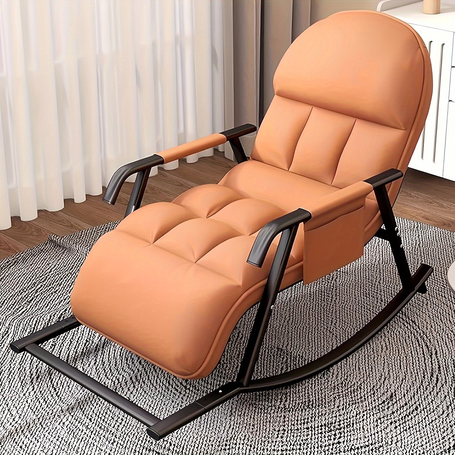 rocking chair living room modern rocking chair reclining Temu