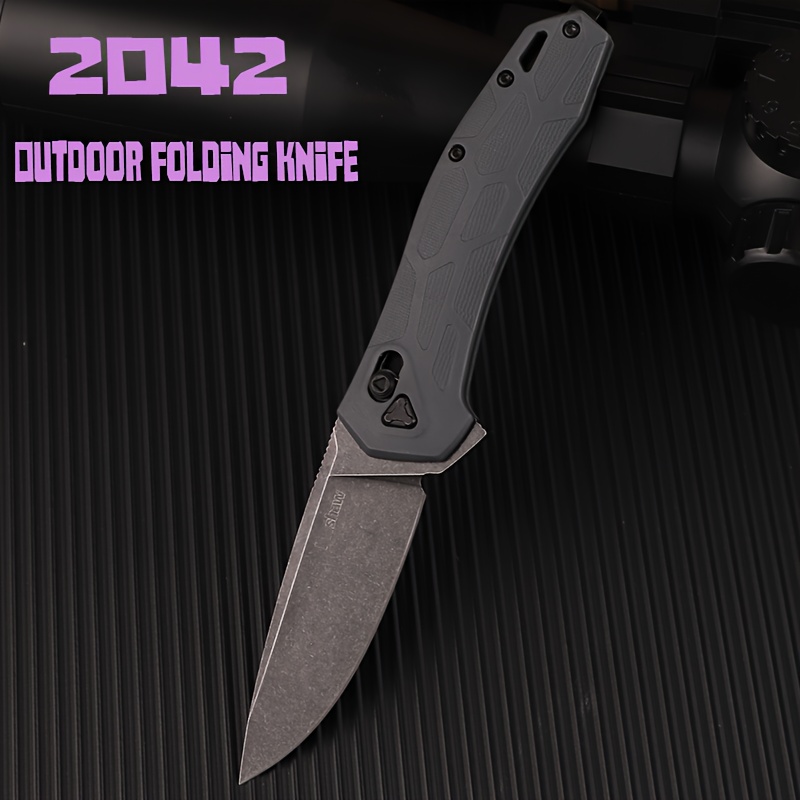 

1pcd2 Steel Knife Kx2042 Portable, Lightweight, High Quality Folding Knife Edc Small Knife Outdoor Fishing Survival Adventure Portable Small Knife Cutting Tool