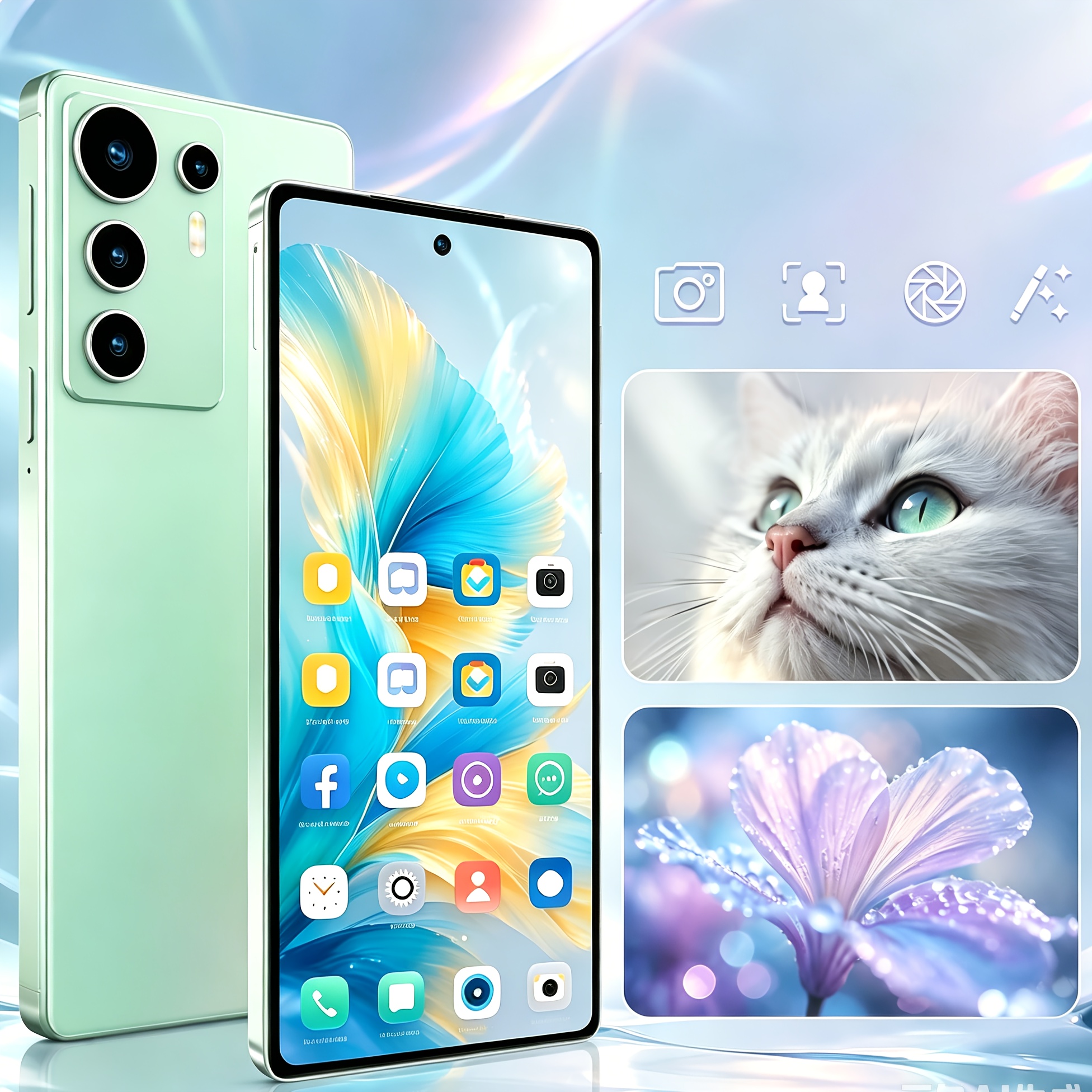 The Is The 2026 Smartphone, Featuring A, 6+64gb Storage, Support For And Card Functionality. The Phone With Headphones, Cable, A Phone Case, And A Screen Protector, Making It Very Practical. The Best
