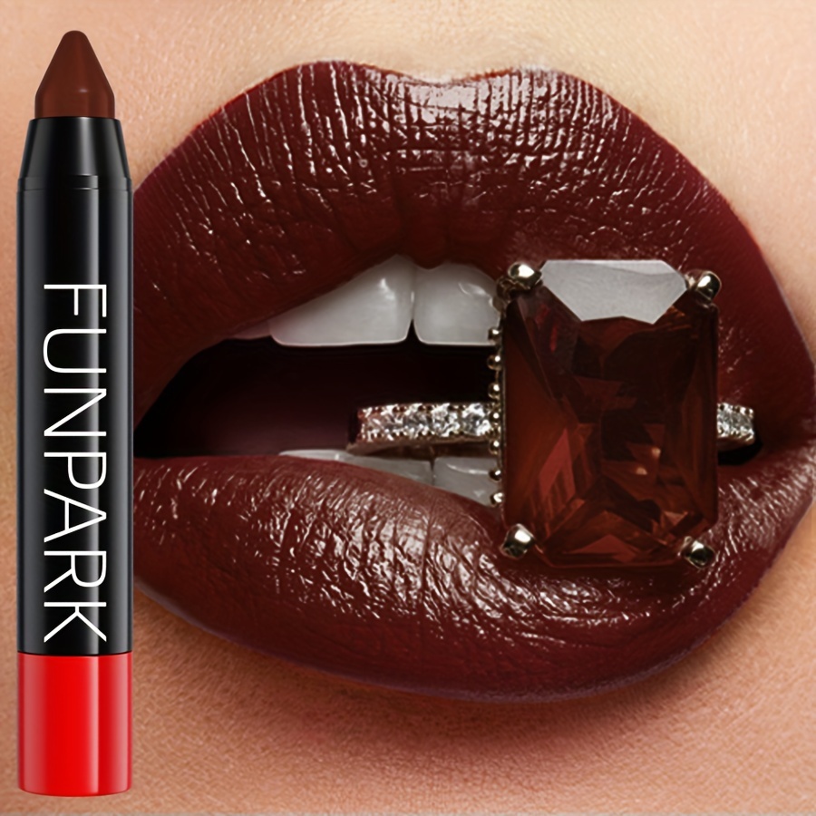 Nature-inspired Long-lasting Lipstick, Moisturizing Paste Form Lip Skin Types, High Pigment Red Tone Lip Plumper With Waterproof Finish