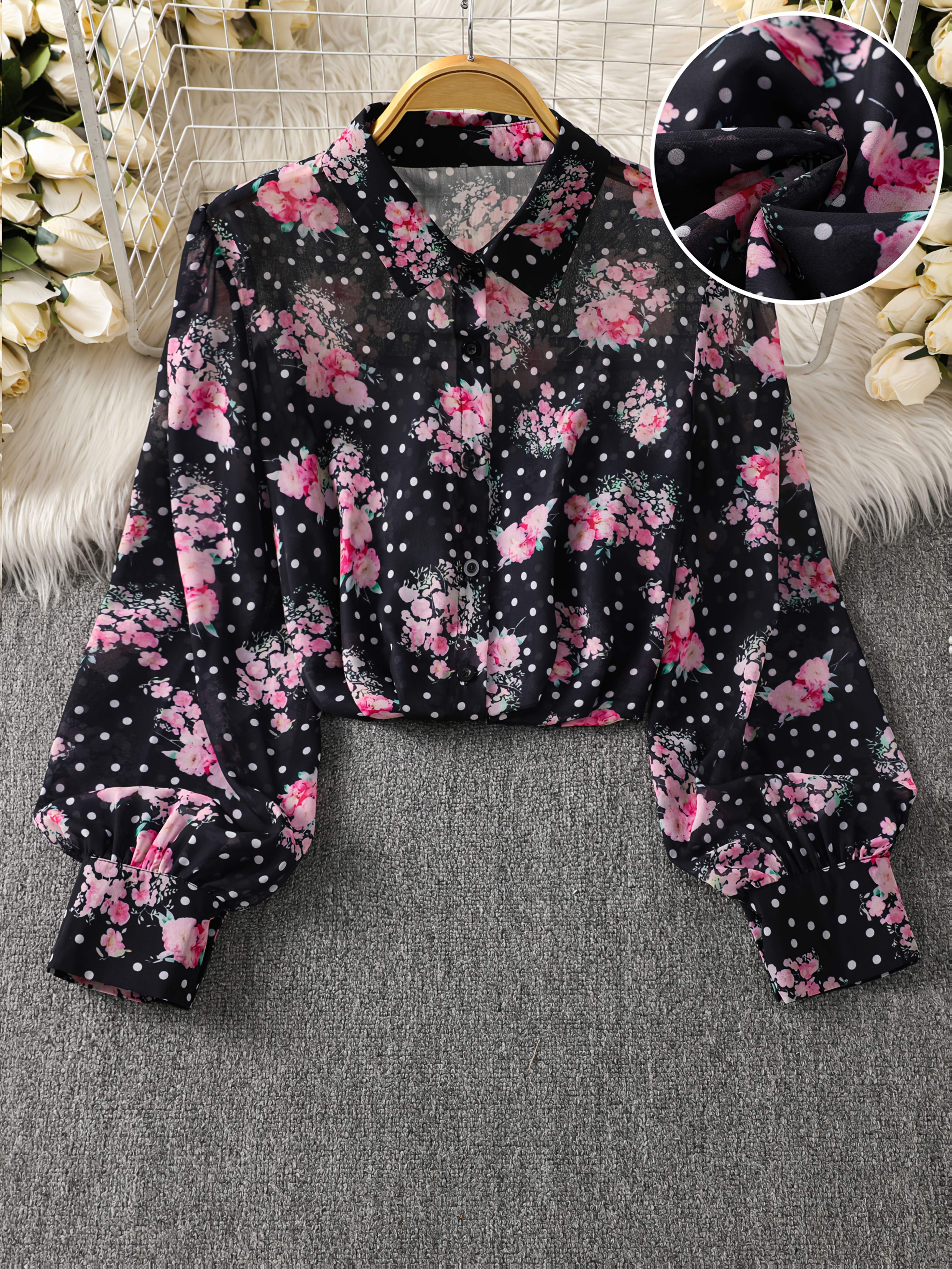 flower chiffon top styles - Cyprus