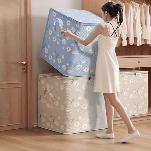 extra large foldable storage box closet organizers and storage laundry basket spring decorations for home quilts storage bag for clothes blankets quilts pillows bedding space saving ideal for bedrooms living rooms dorms under bed storage