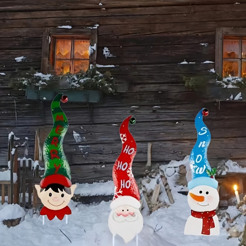 

3pcs Christmas Set - , Snowman & Elf - For , & , Christmas Decor